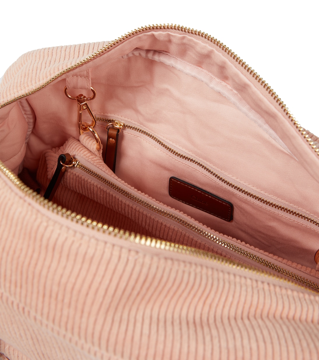 Baby corduroy changing bag and pad set | Chloé Kids