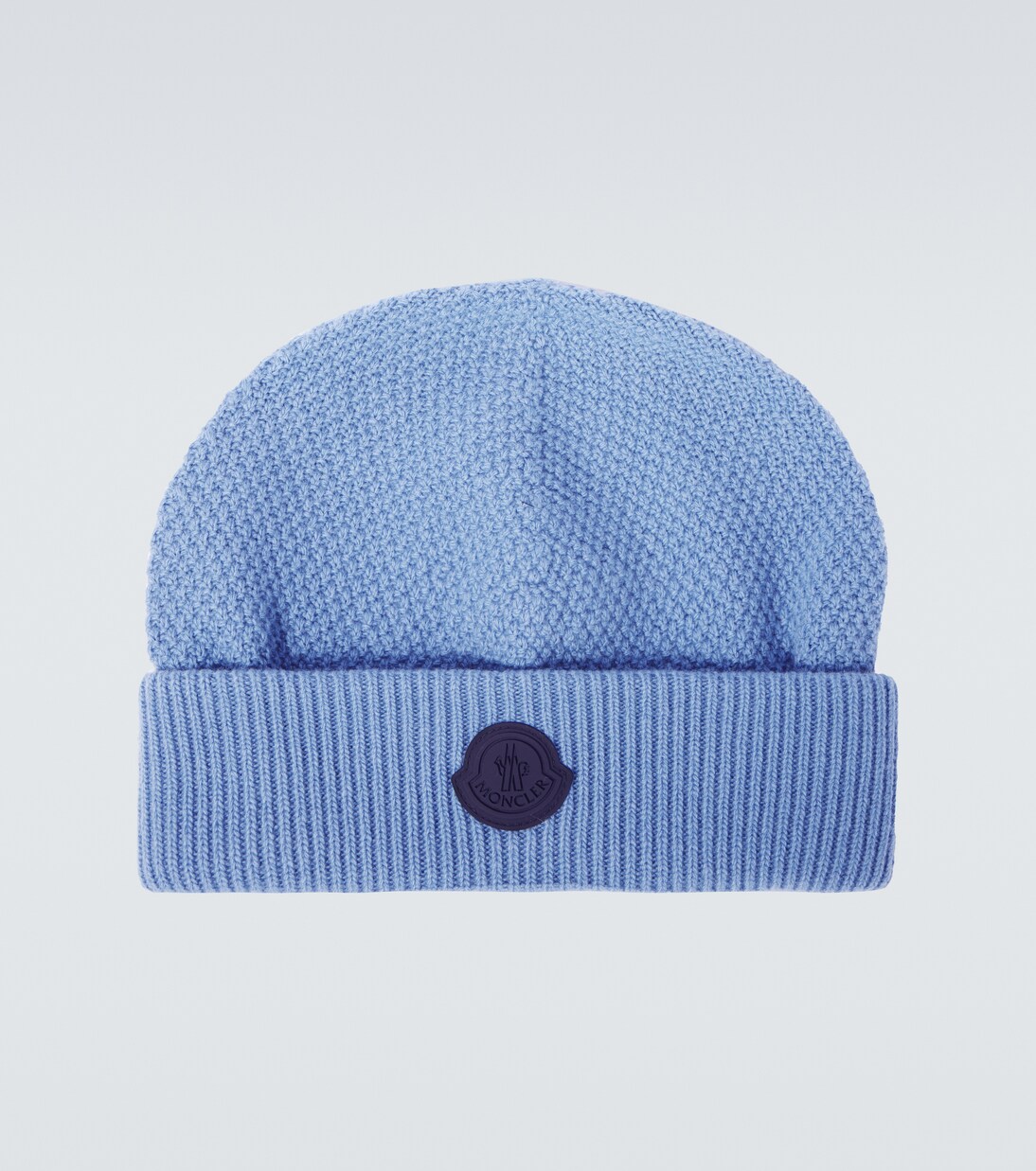 Logo virgin wool beanie | Moncler