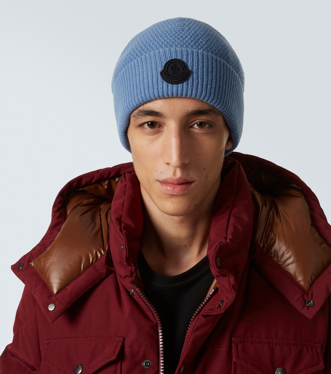 Logo virgin wool beanie | Moncler