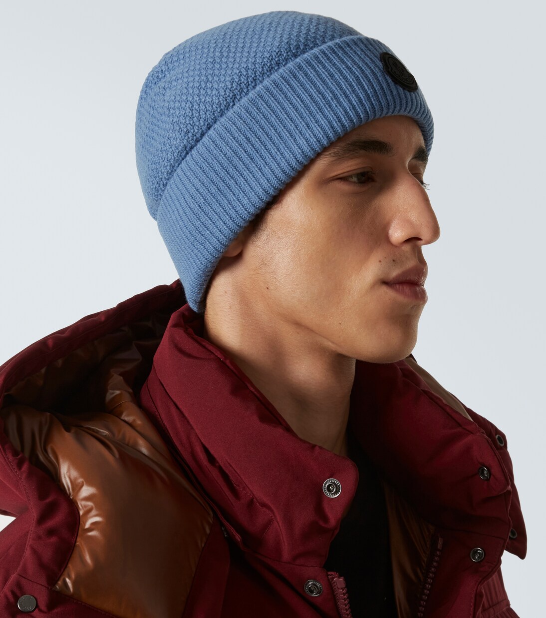Logo virgin wool beanie | Moncler
