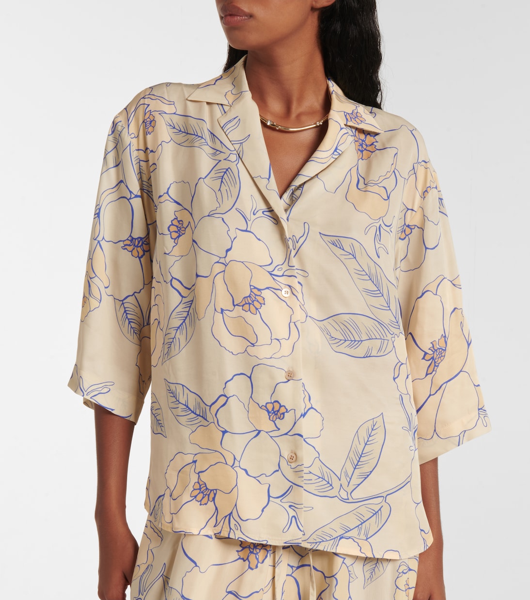 Chemise à fleurs | Dries Van Noten