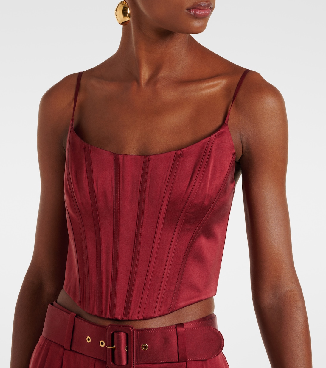 Silk corset | Zimmermann