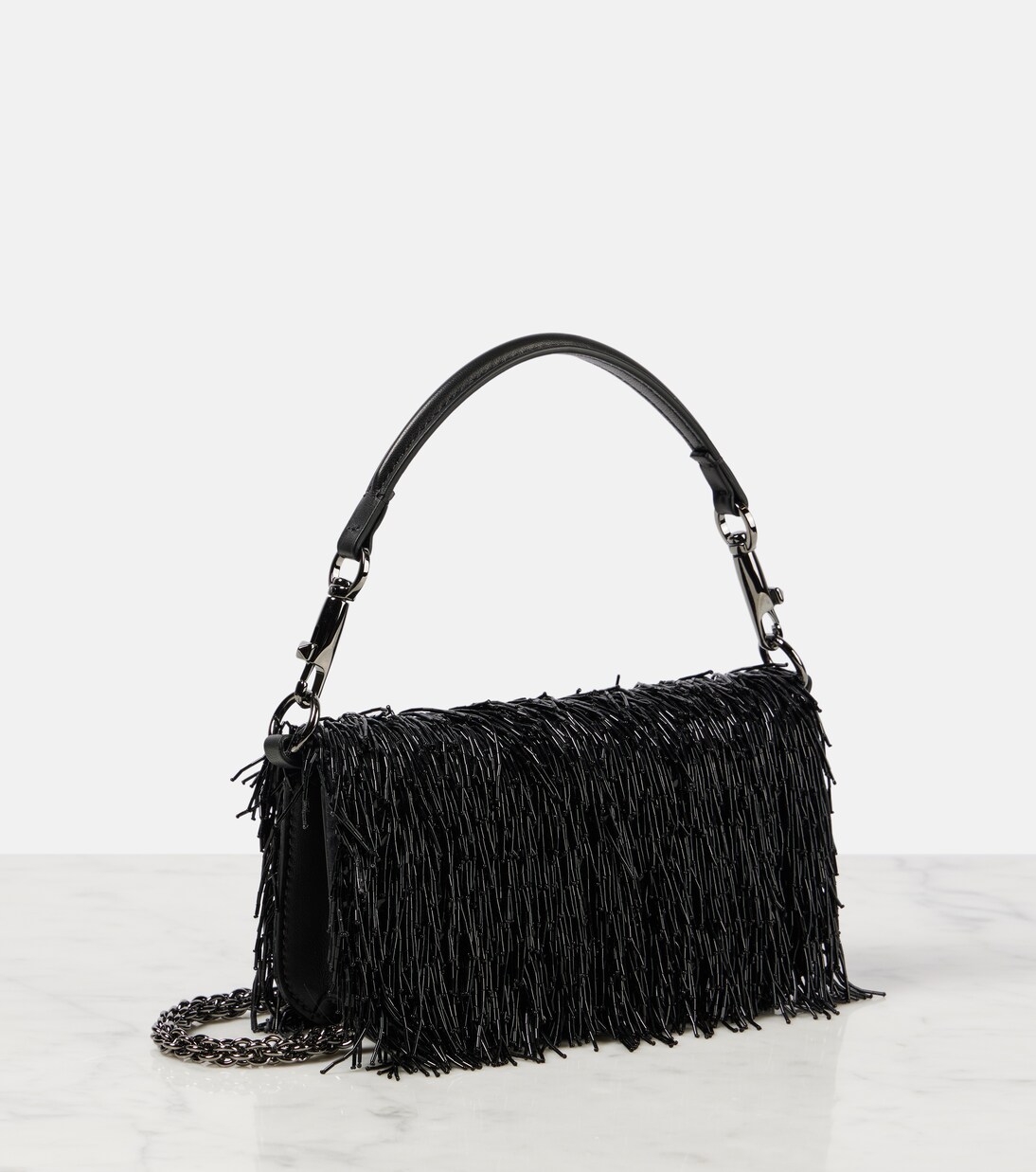 Verzierte Schultertasche Locò Small aus Leder | Valentino Garavani