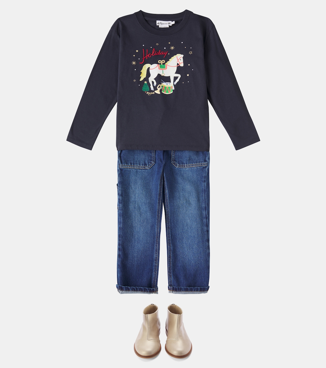 Top Tadda in cotone con stampa | Bonpoint