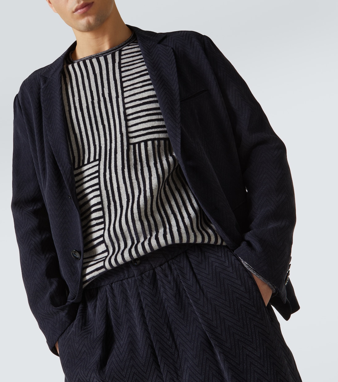 Felpa in jacquard | Giorgio Armani