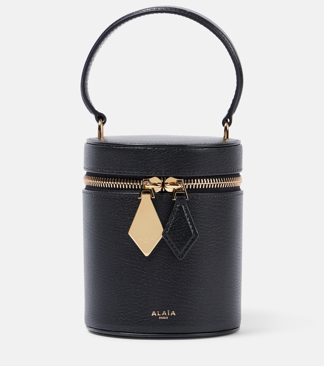 Sac vanity Cube Mini en cuir | Alaïa