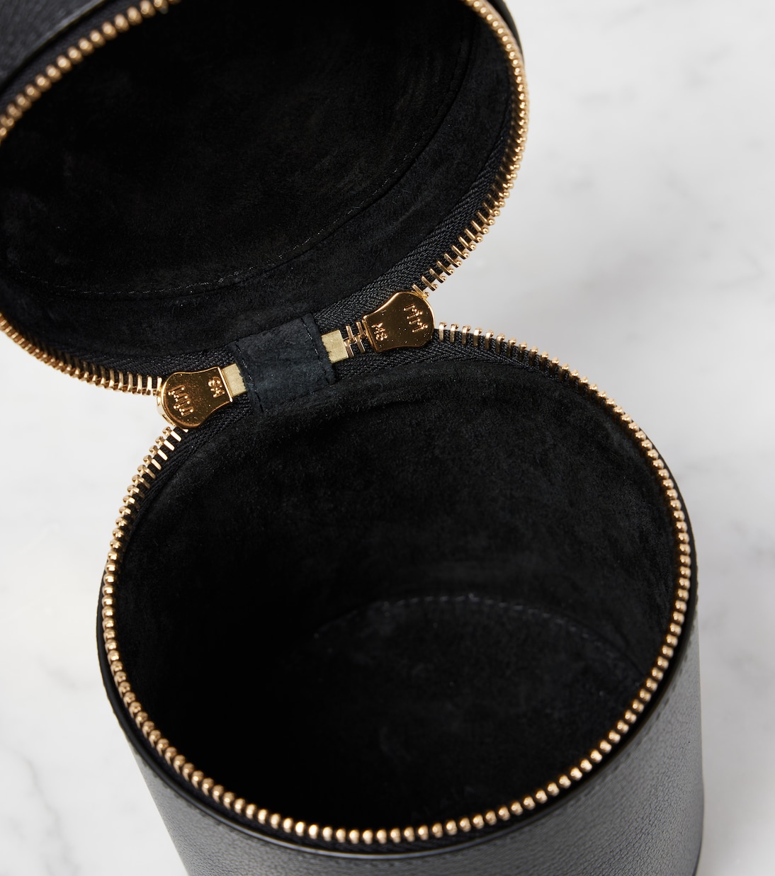 Sac vanity Cube Mini en cuir | Alaïa