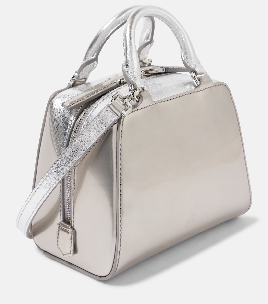 Borsa Antigona Cube Nano in pelle metallizzata | Givenchy