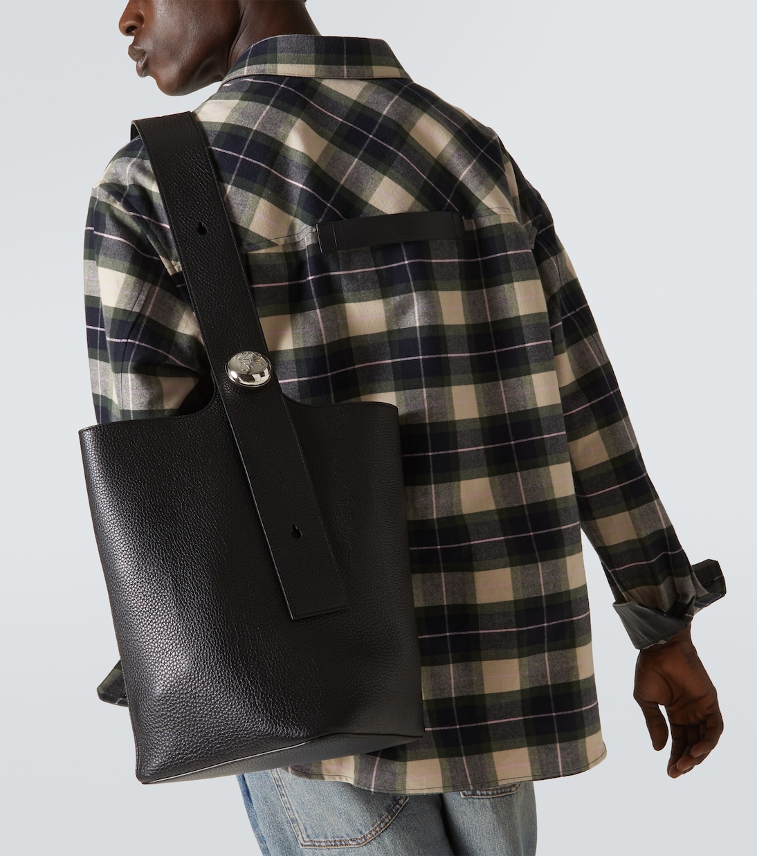 Bucket-Bag Pebble Large aus Leder | Loewe