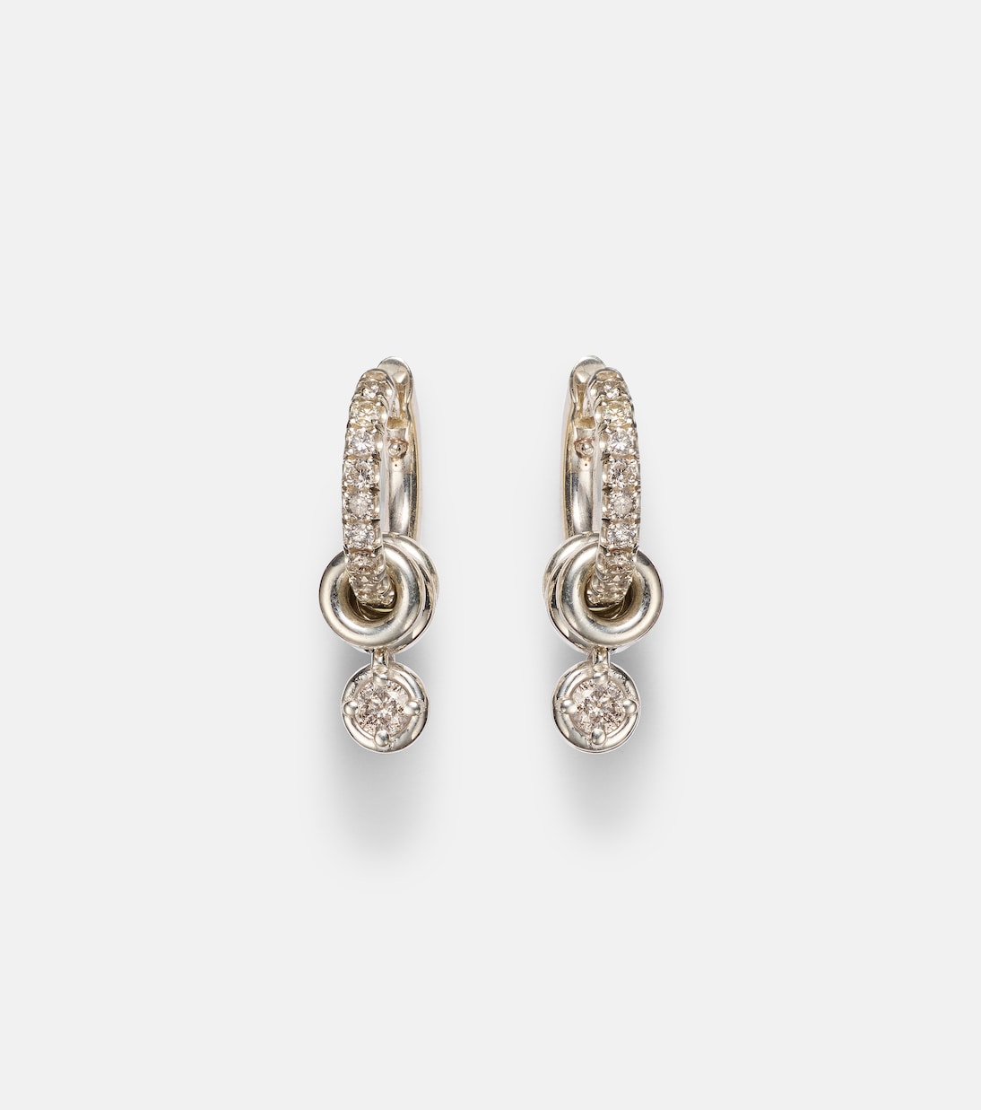 Orecchini in argento sterling Zahra con diamanti di Spinelli Kilcollin