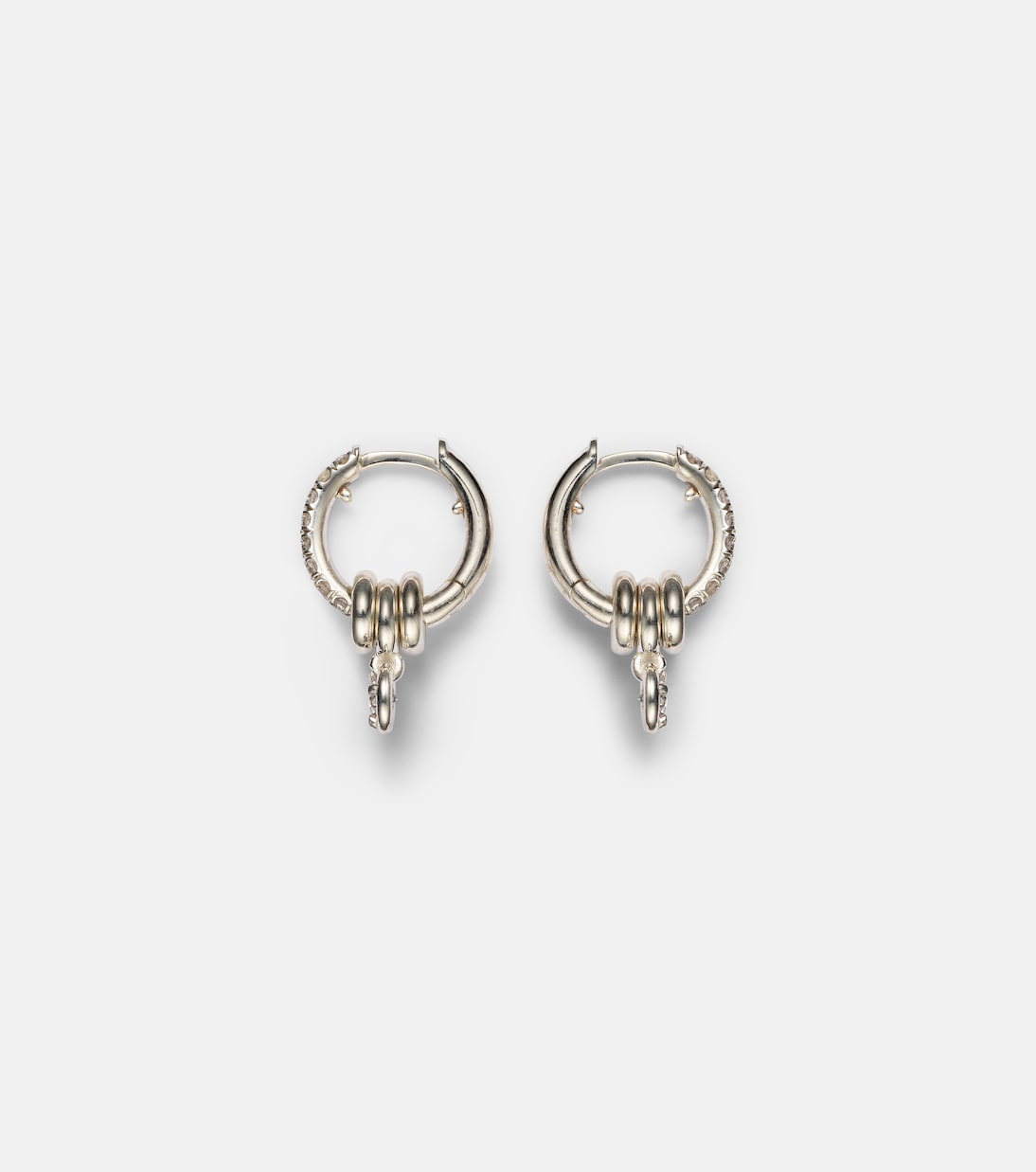 Orecchini in argento sterling Zahra con diamanti di Spinelli Kilcollin