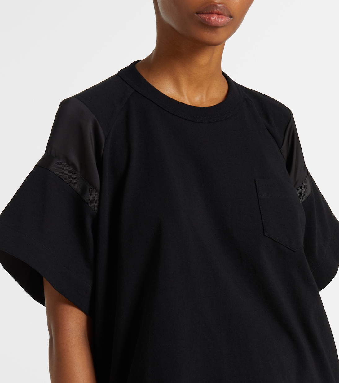 T-shirt in jersey di cotone | Sacai