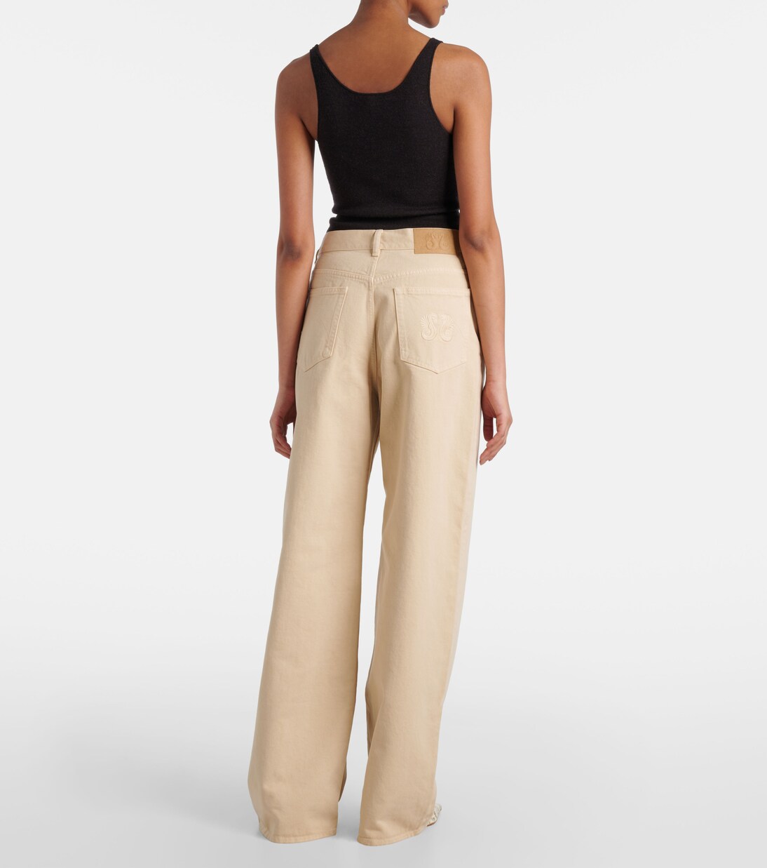 Jeans anchos Java de tiro alto | Blazé Milano