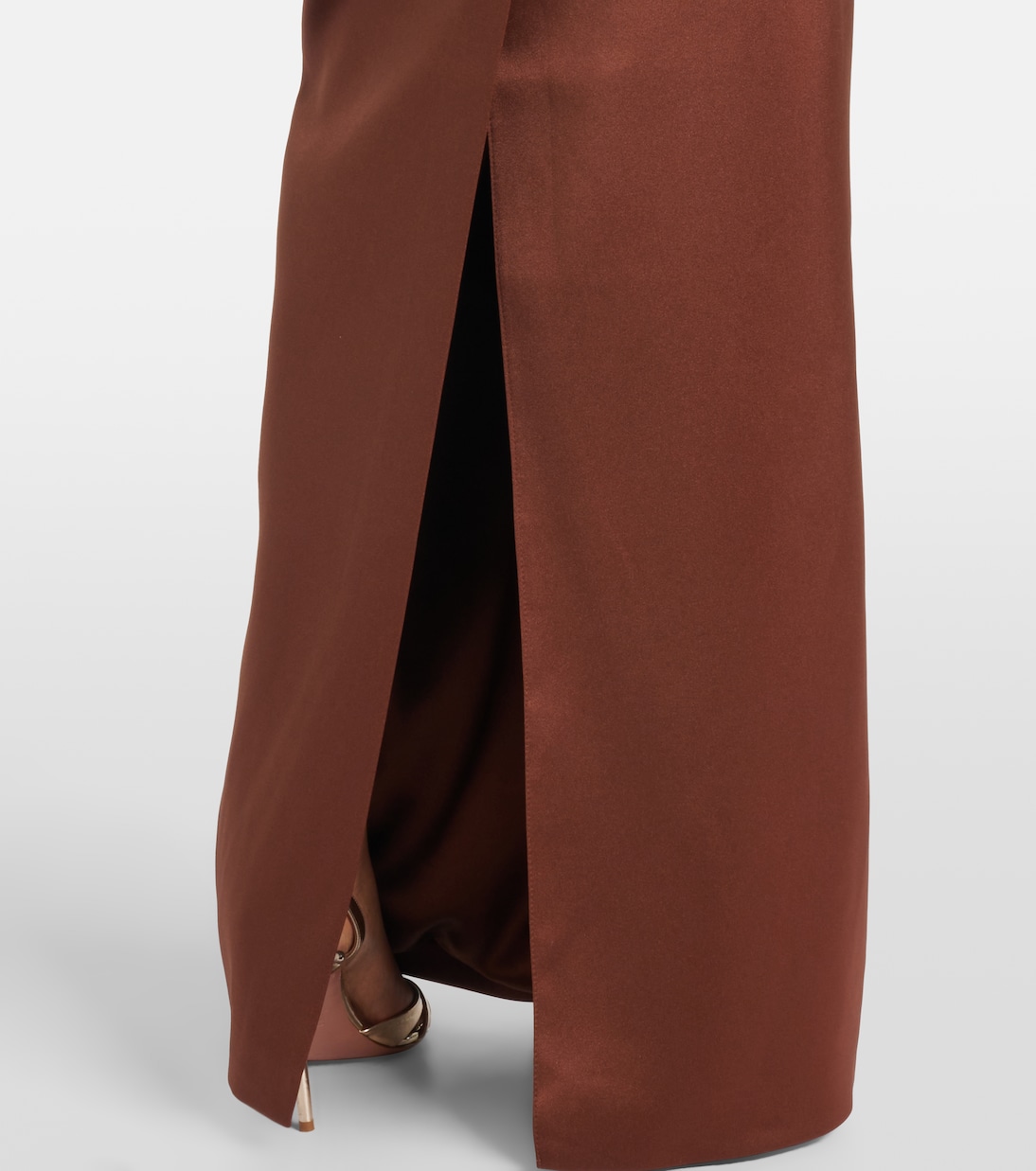 Holly bow-detail satin corset gown | The New Arrivals Ilkyaz Ozel