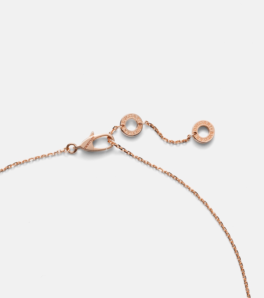 Diva's Dream 18kt rose gold necklace with diamonds | Bvlgari