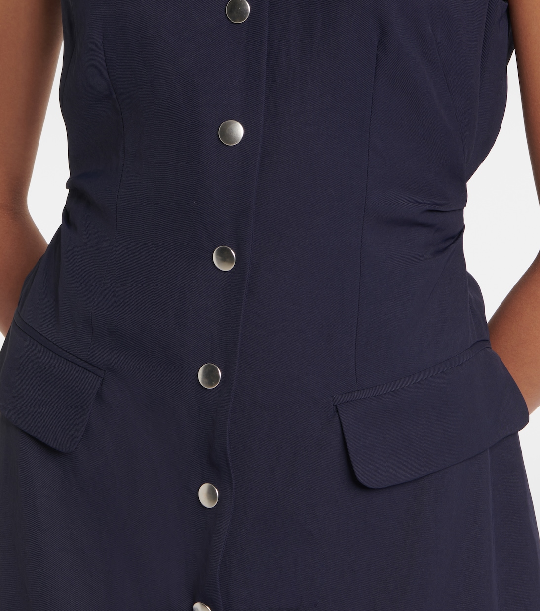 Abito midi in gabardine | Dries Van Noten