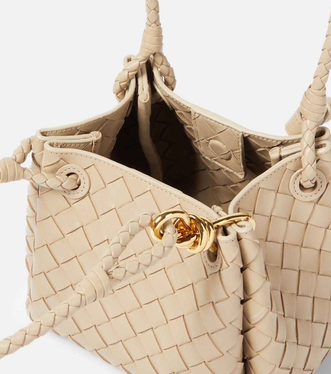 Tote Parachute Small aus Leder | Bottega Veneta