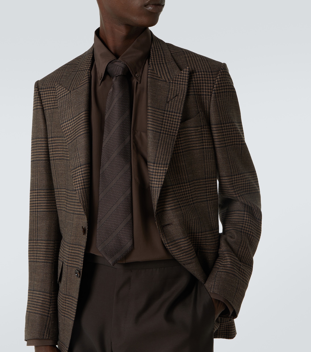 Striped silk tie | Tom Ford