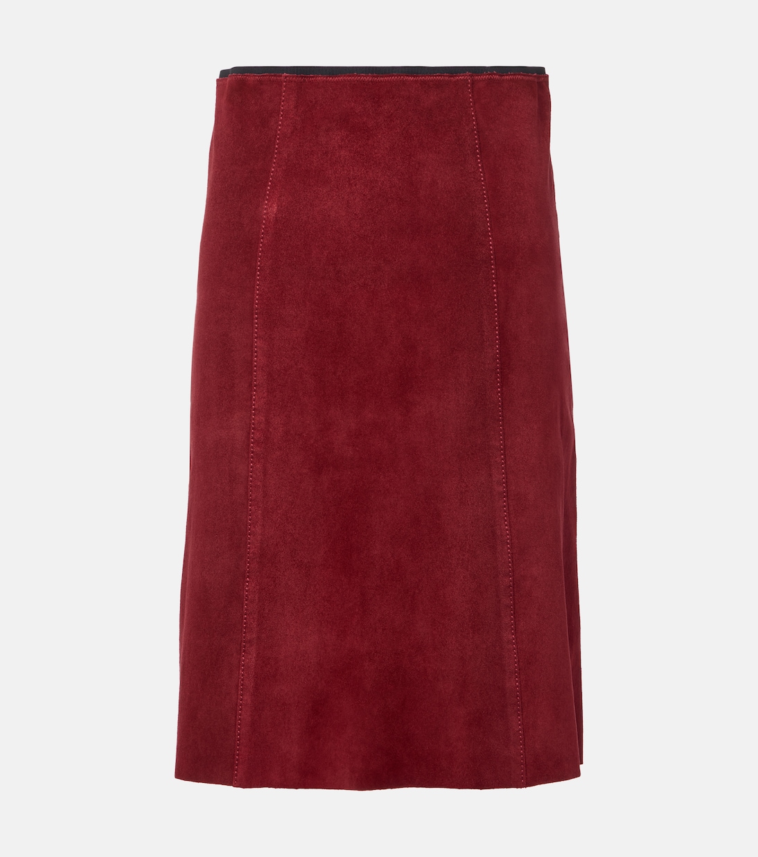 Suede midi skirt | Joseph