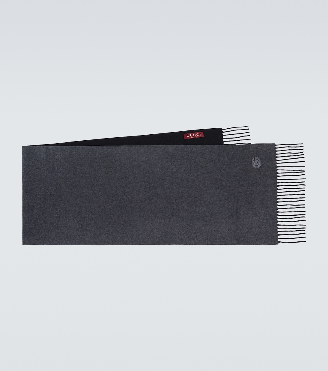 GG fringed cashmere scarf | Gucci
