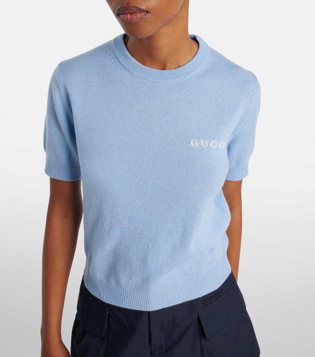 Top in maglia di cashmere | Gucci