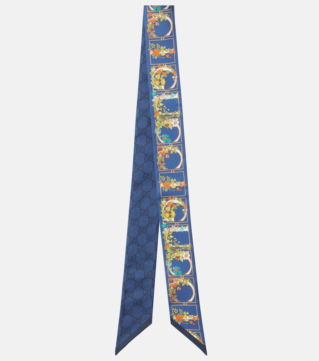 GG floral printed silk scarf | Gucci