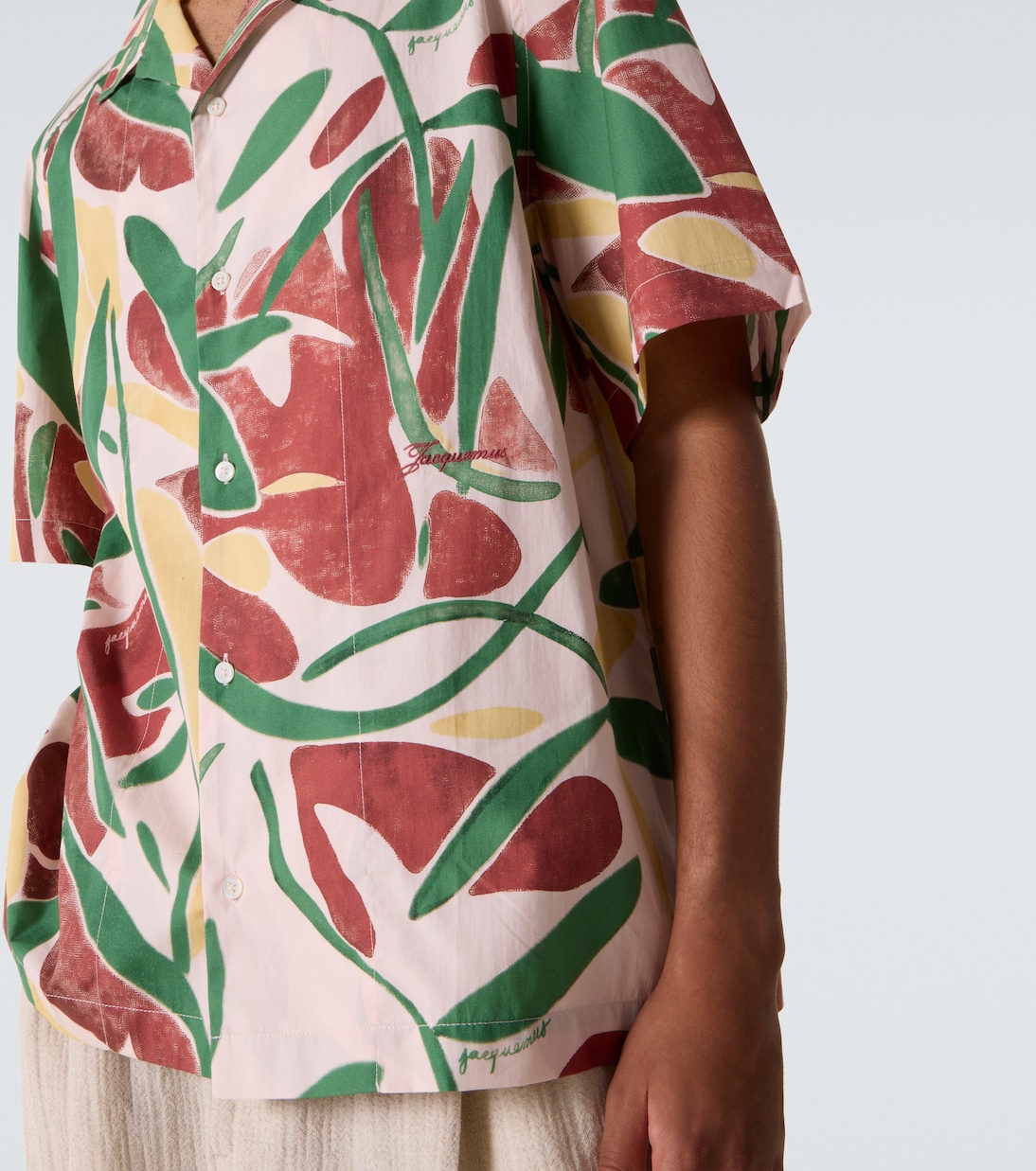 Fonccio cotton poplin bowling shirt | Jacquemus