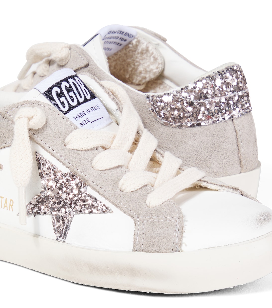 Super-Star leather and suede sneakers | Golden Goose Kids