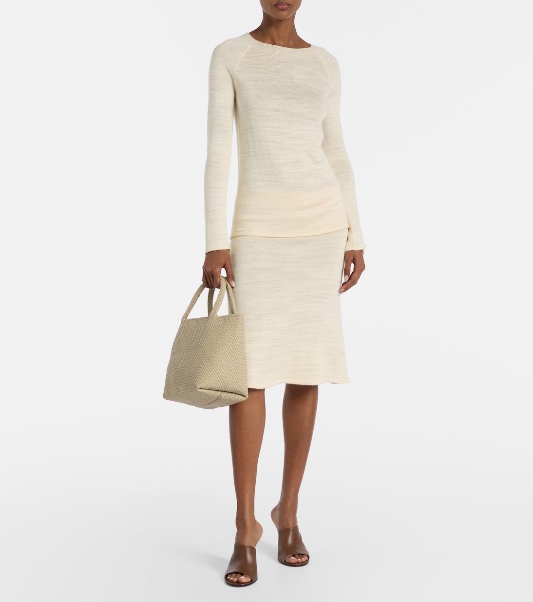 Ruth woven leather tote bag | The Row