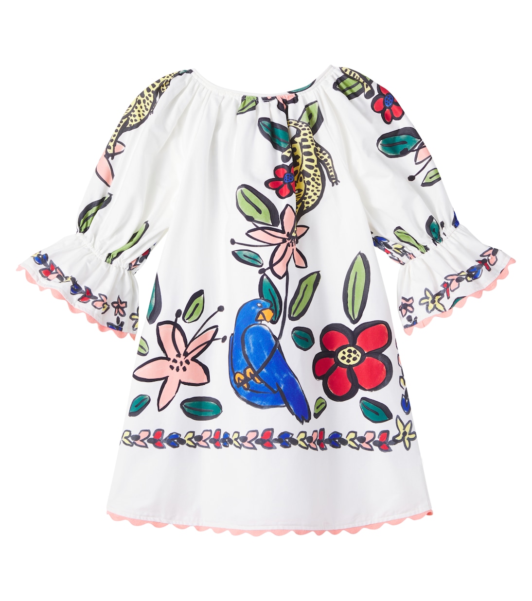 Ramo De Flor printed cotton dress | Fábula
