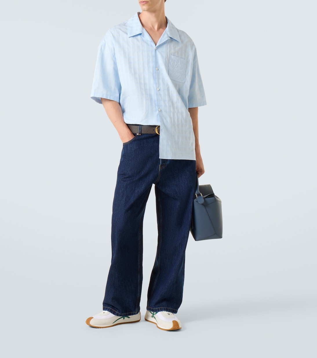 Jeans barrel de tiro medio | Loewe