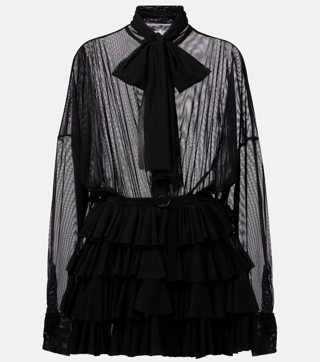 Minikleid aus Mesh | Norma Kamali