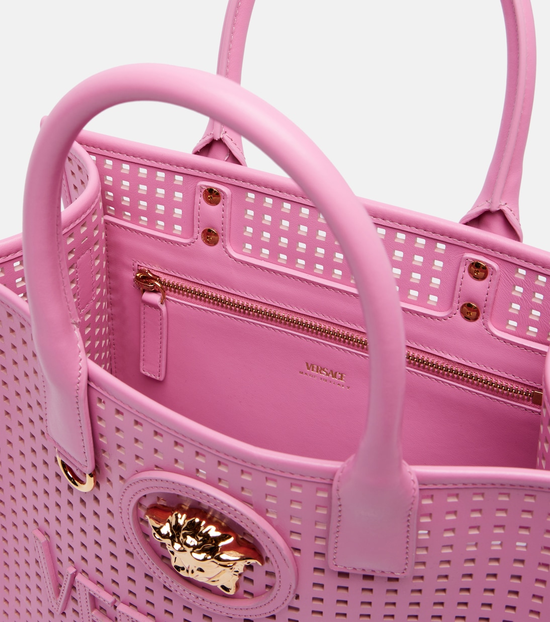 Bolso La Medusa Small de piel | Versace