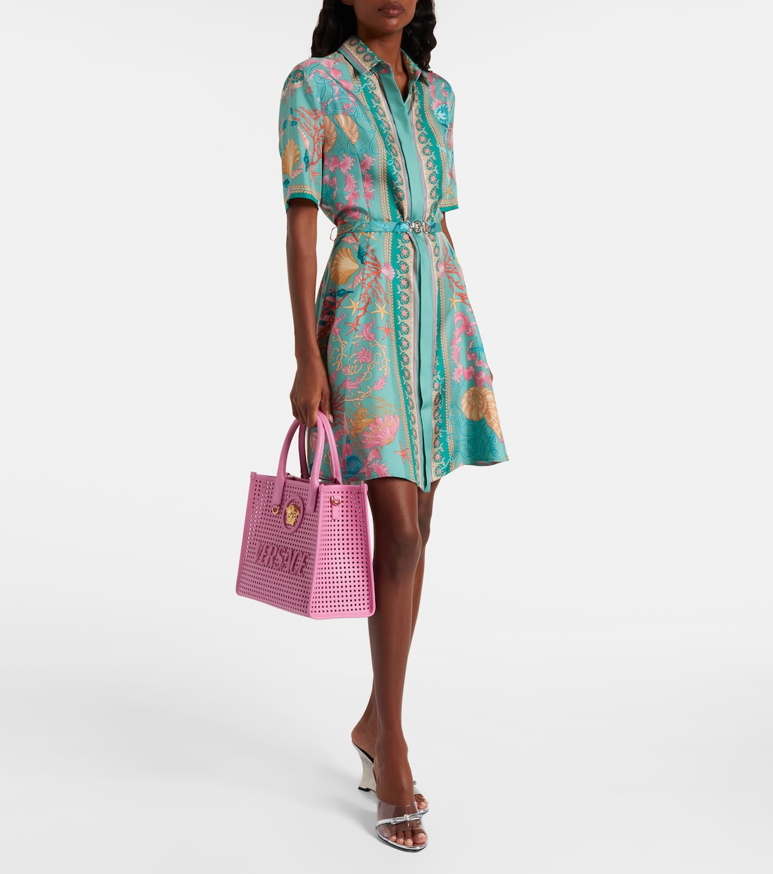 Bolso La Medusa Small de piel | Versace