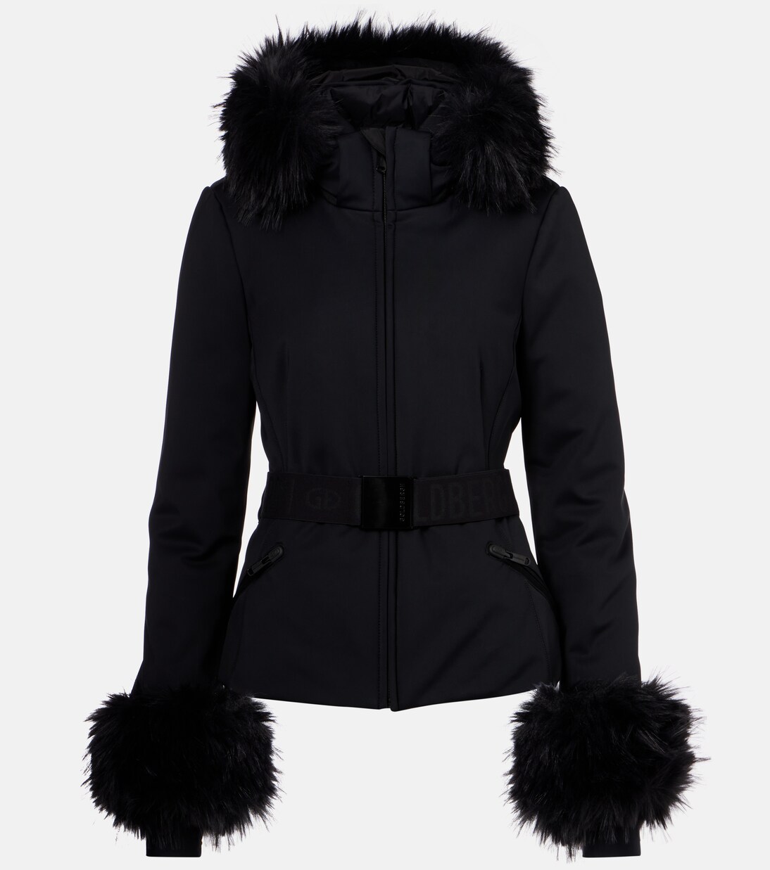 Chaqueta de esquí Giselle con pelo sintético | Goldbergh