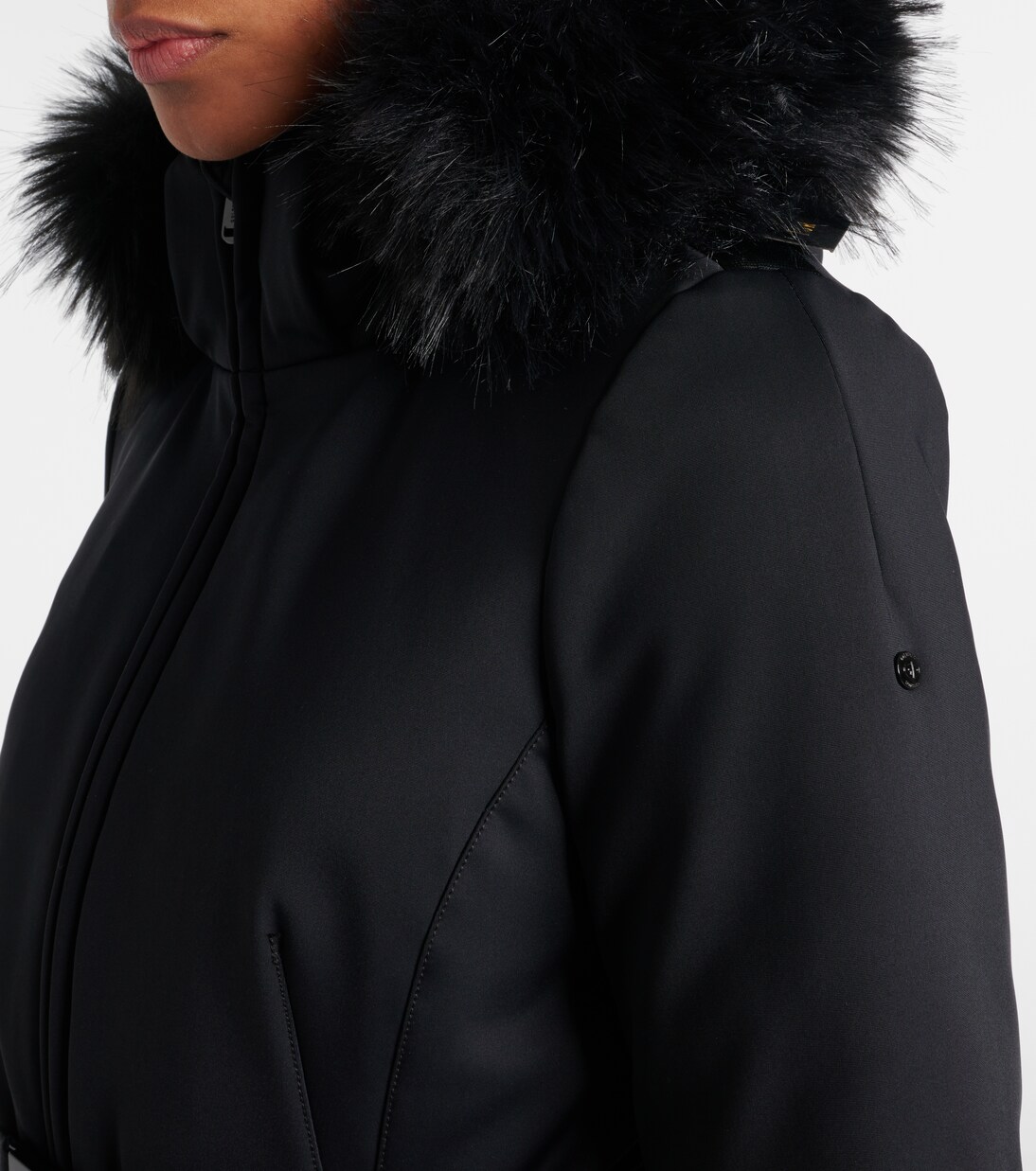 Chaqueta de esquí Giselle con pelo sintético | Goldbergh