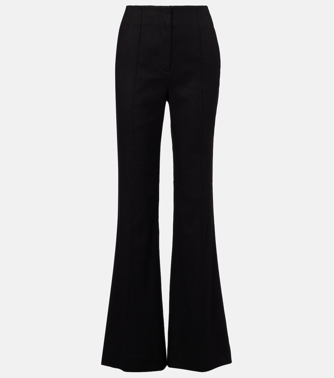Pantalones flared Komi en mezcla de lino | Veronica Beard