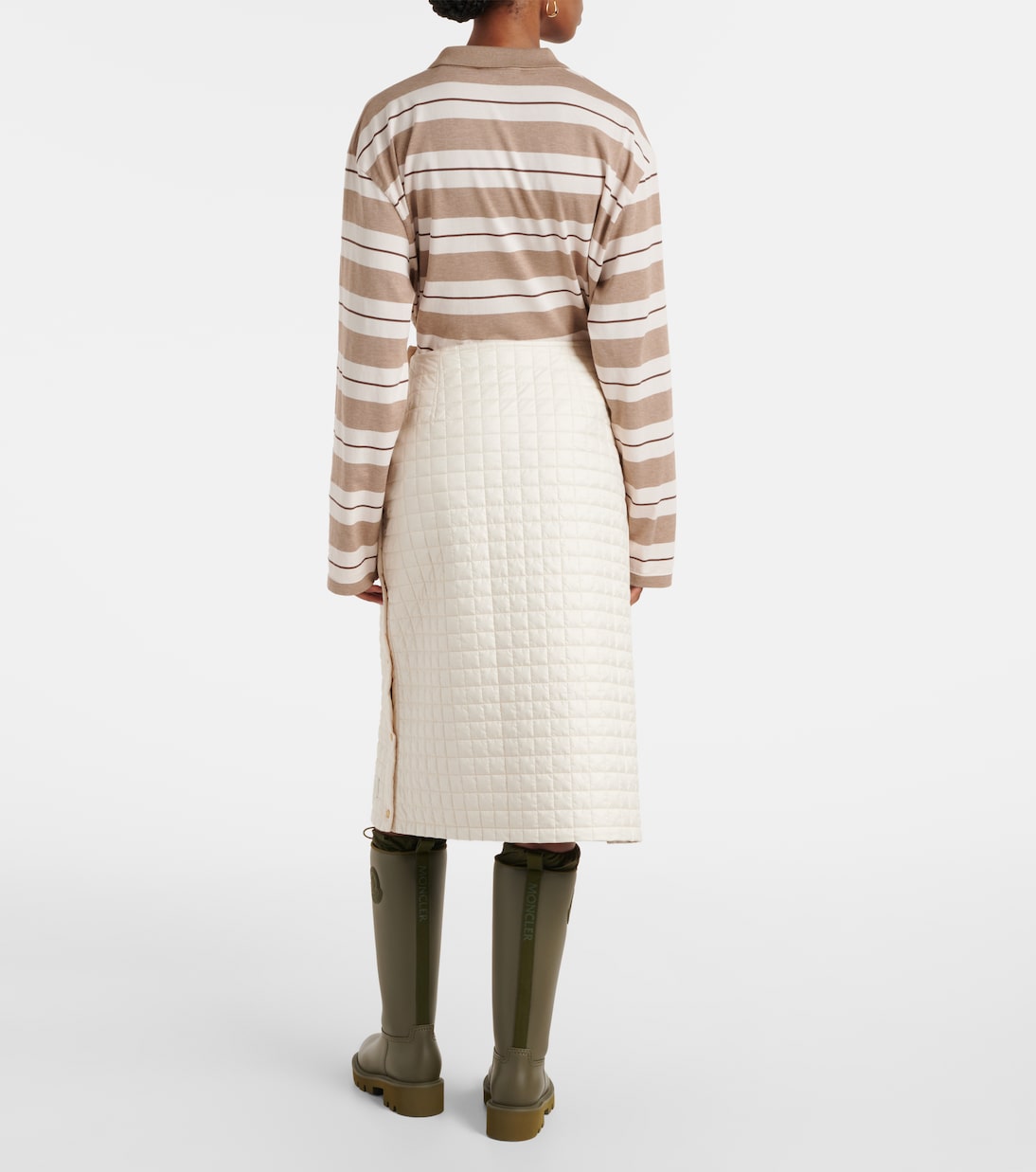 Falda midi acolchada | Moncler