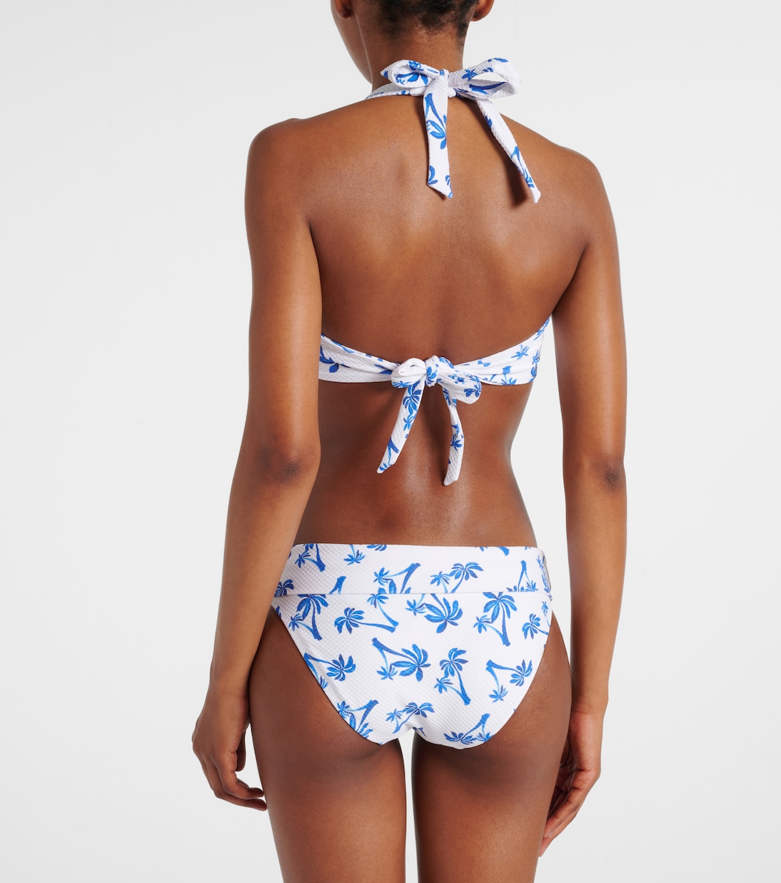 Palm Beach printed bikini top | Heidi Klein