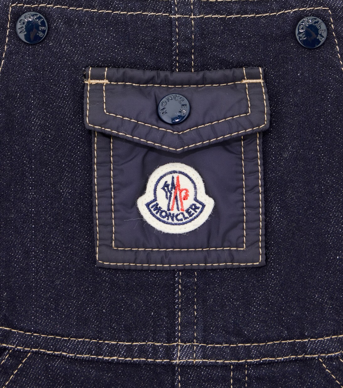 Baby Latzhose aus Denim | Moncler Enfant
