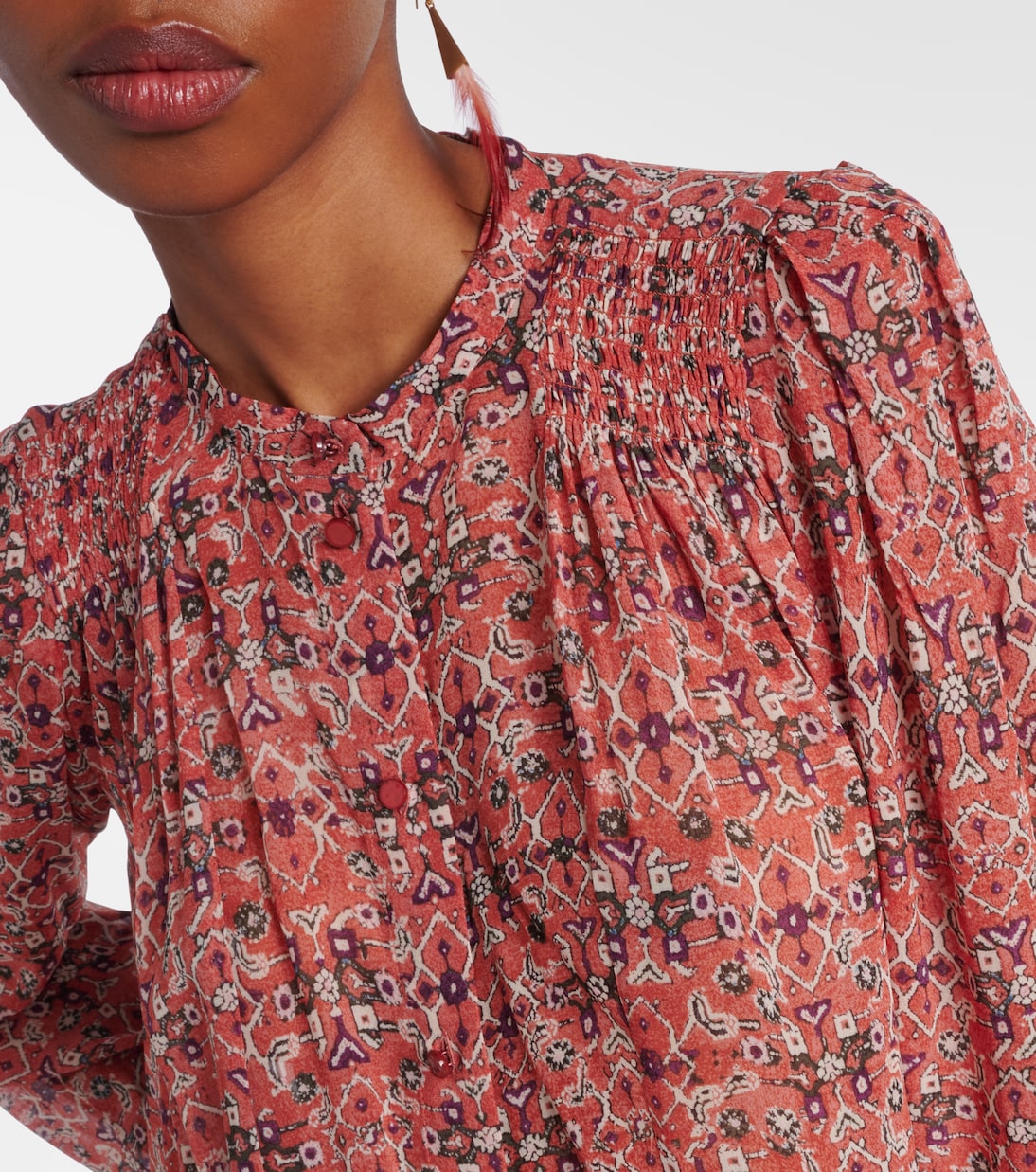 Neolin printed crêpe blouse | Marant Etoile