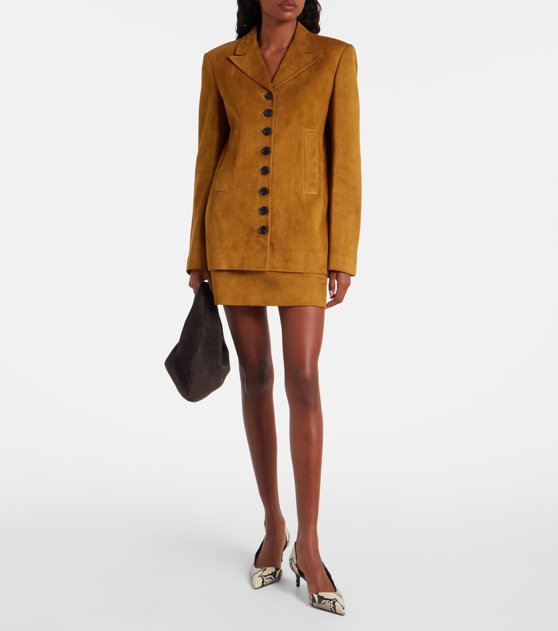 Jett suede miniskirt | Khaite