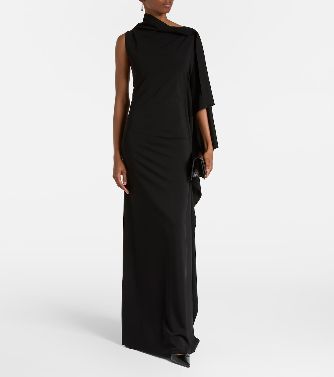 Draped asymmetric maxi dress | Sportmax