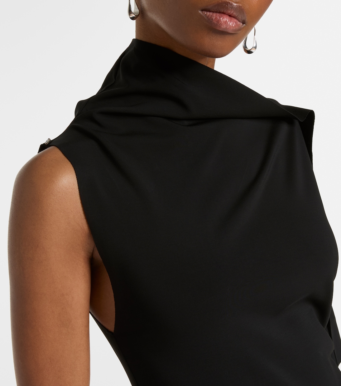 Draped asymmetric maxi dress | Sportmax