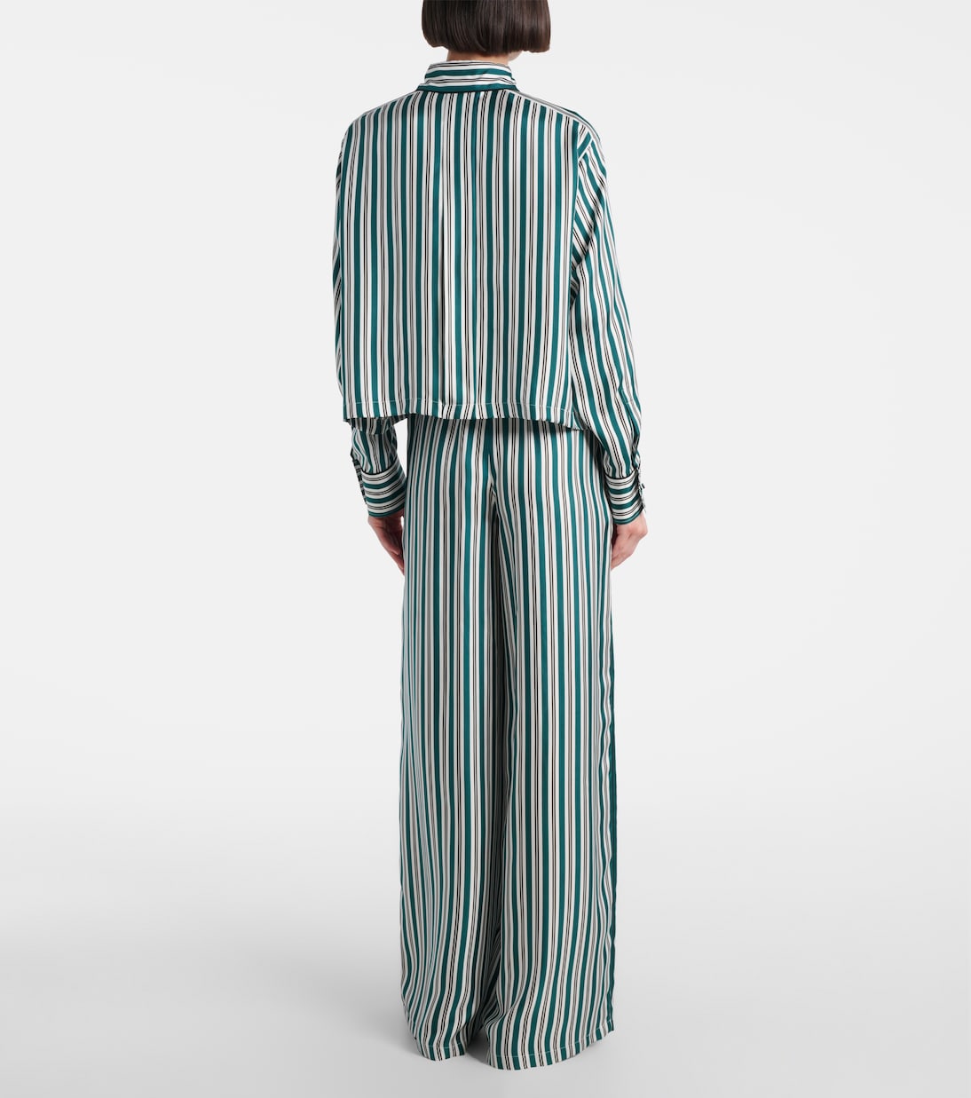 Chemise Brama rayée en soie | Max Mara
