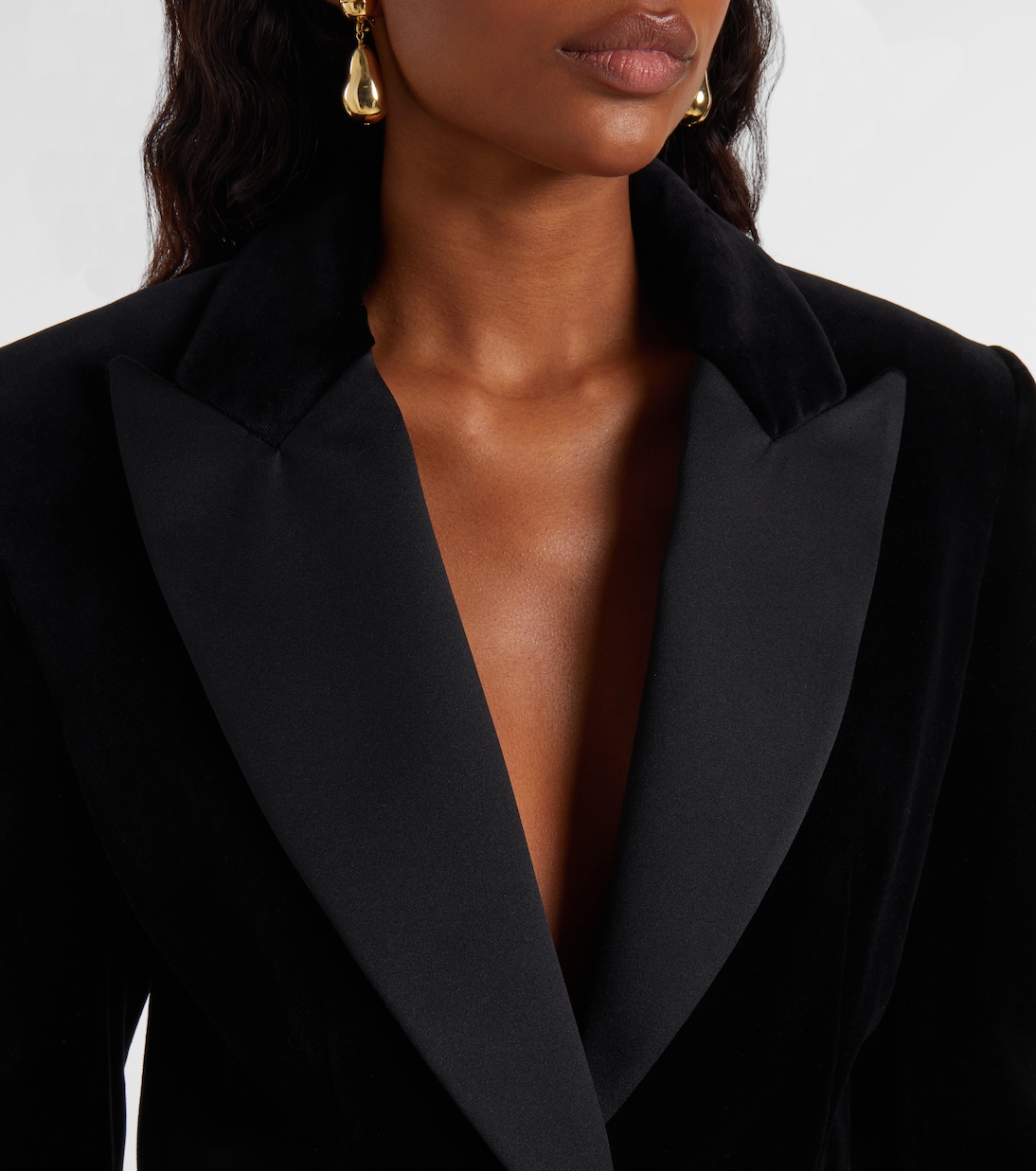 Blazer de terciopelo de algodón | Costarellos