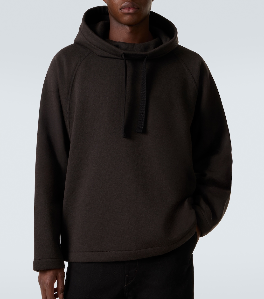 Wool and cotton hoodie | Lemaire