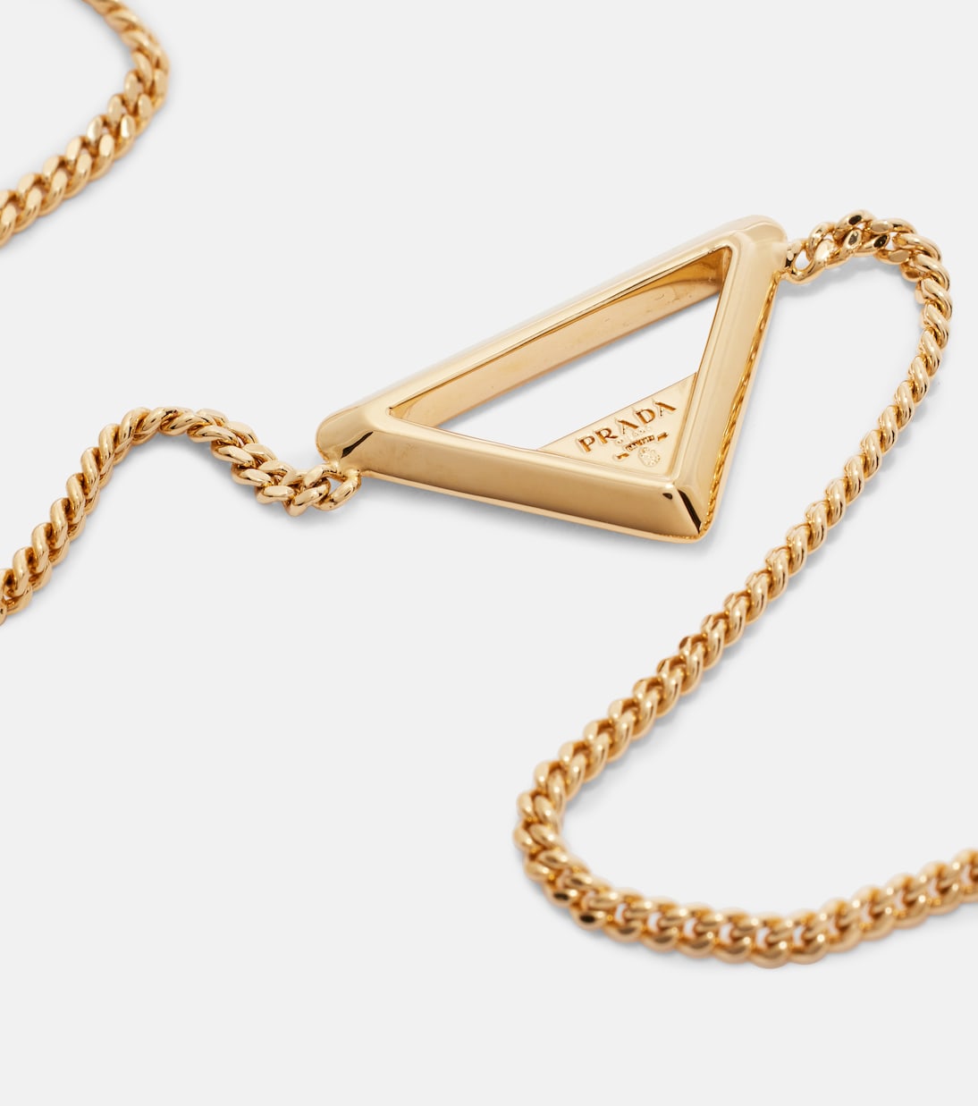 Collana a catena con logo | Prada