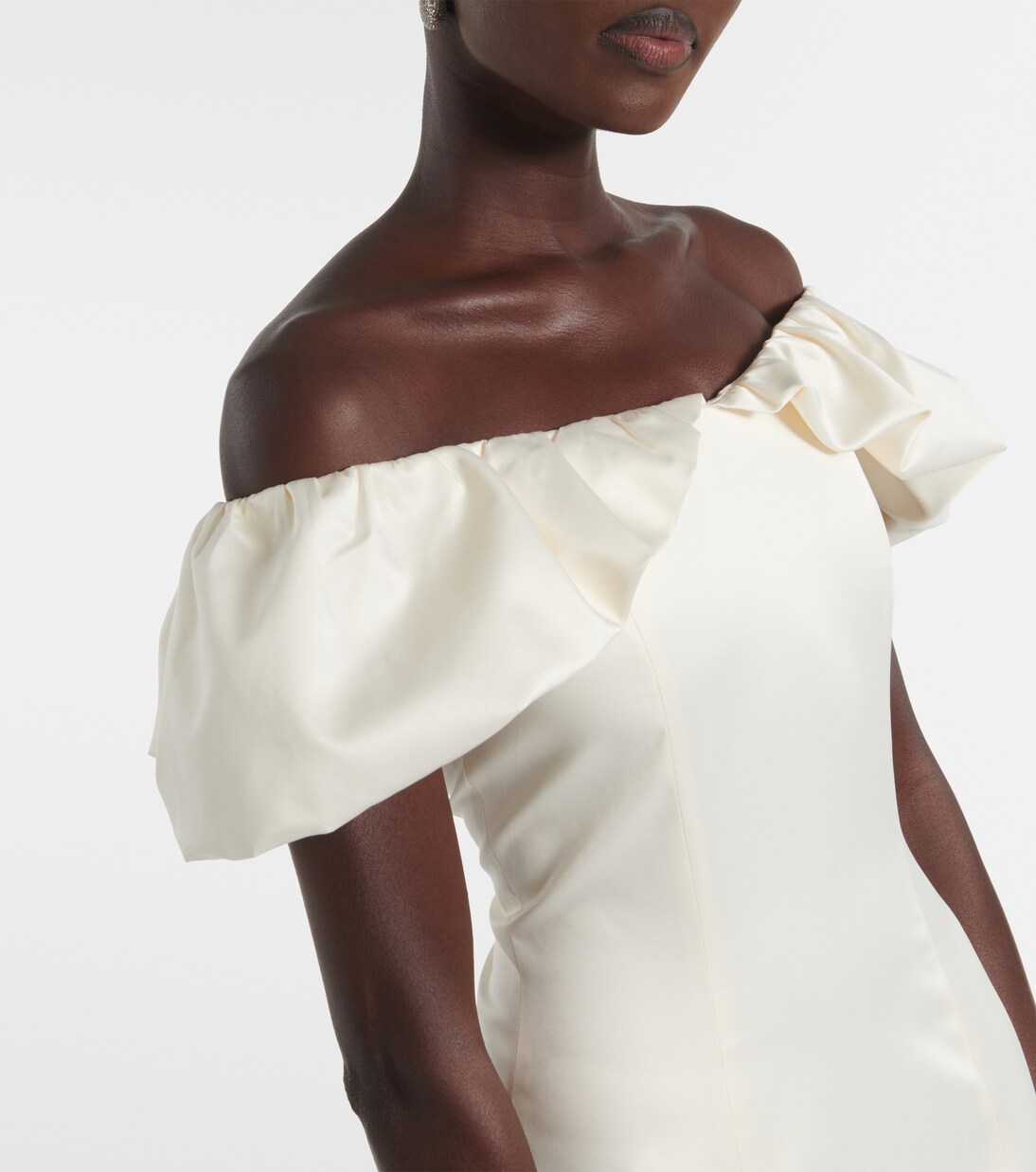 Draped off-shoulder minidress | Rotate