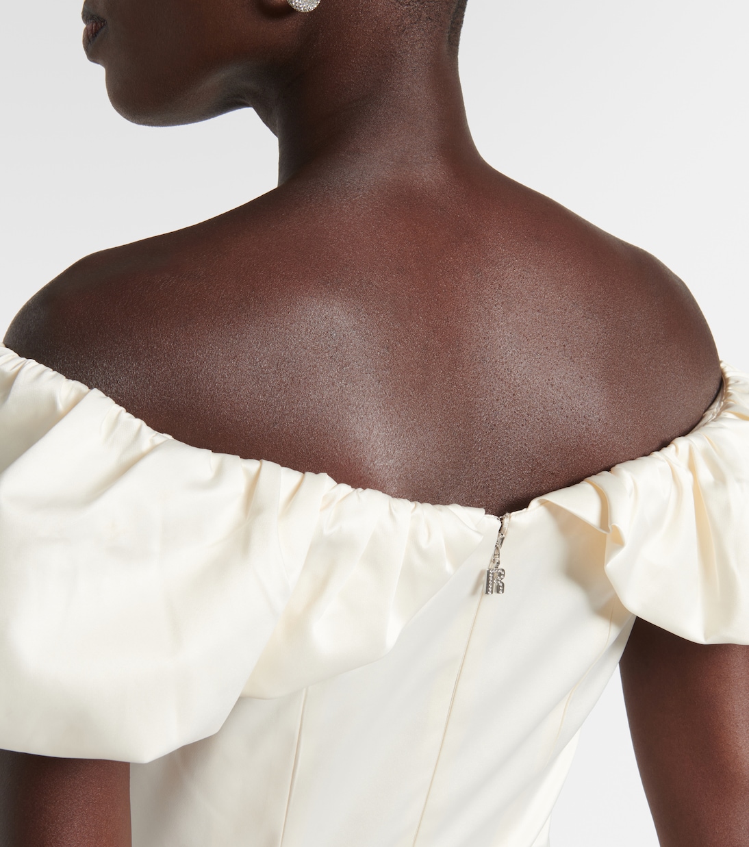 Draped off-shoulder minidress | Rotate